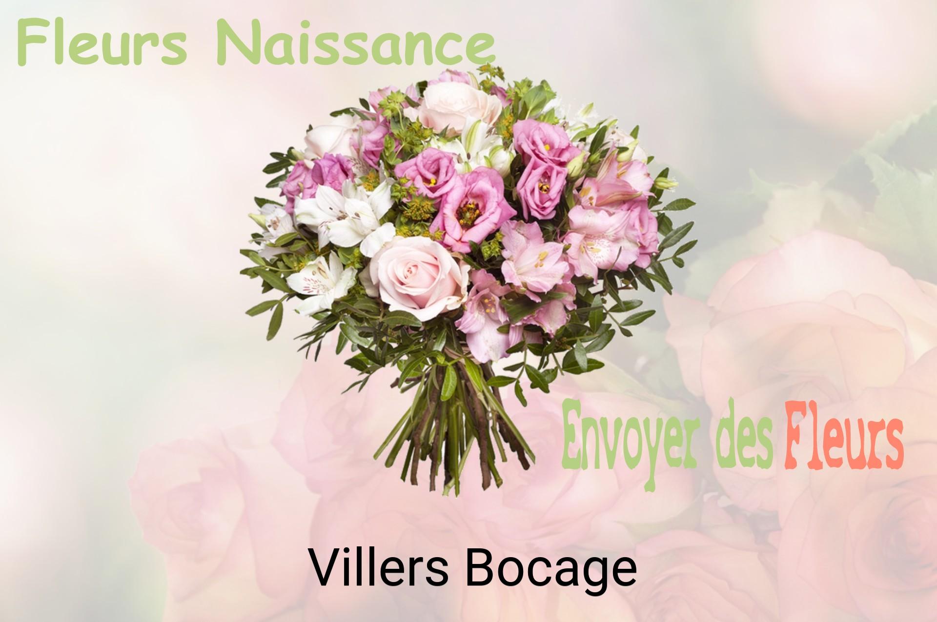 Bouquet de fleurs de naissance livré à Villers-Bocage